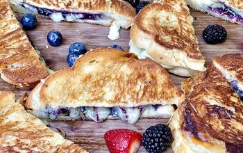 Blueberry, Brie and Rosemary Grilled Cheese