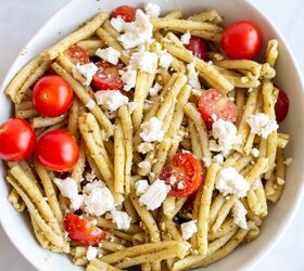 Pesto Pasta Salad With Tomatoes And Feta