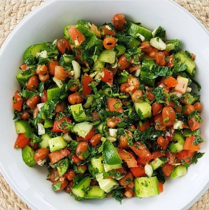 mediterranean fava bean salad
