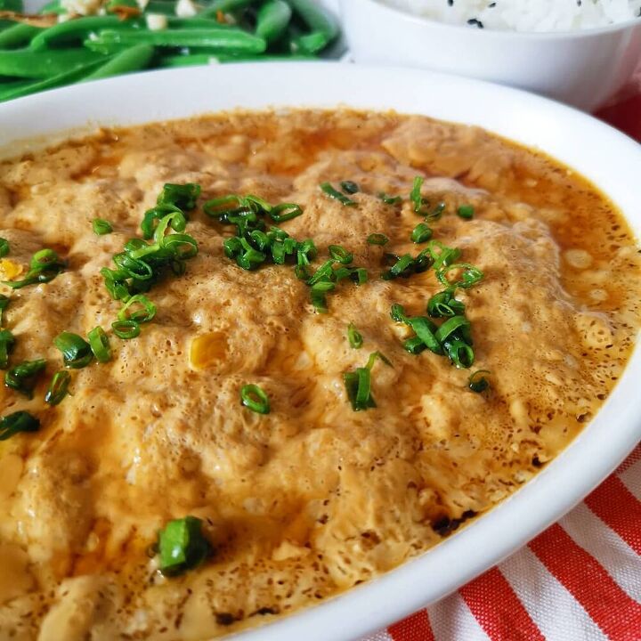 steamed minced pork with salted egg