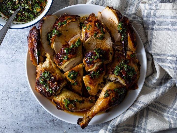 green curry buttermilk roast chicken
