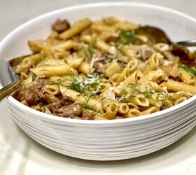 Caramelized Fennel and Spicy Sausage Pasta