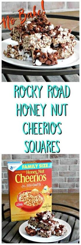 rocky road honey nut cheerios cereal bars