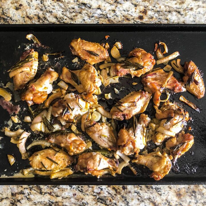 crispy smoked chicken wings, Broil about 10 minutes