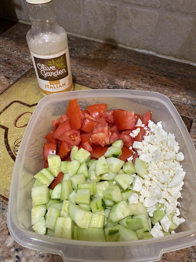 easy tomato and cucumber salad