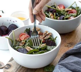 easy beet and spinach salad recipe