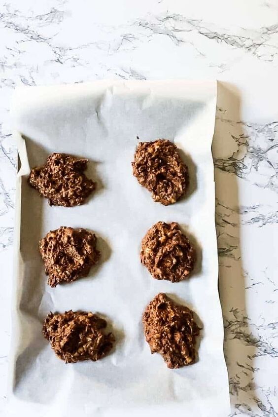 chocolate peanut butter protein cookie recipe with coconut glaze
