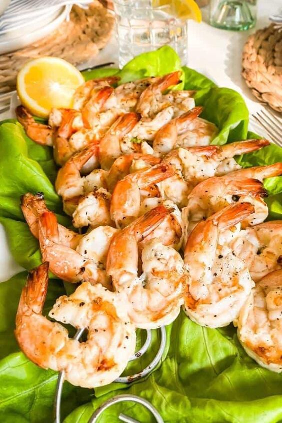 10 best keto game day foods, Lemon Pepper Grilled Shrimp