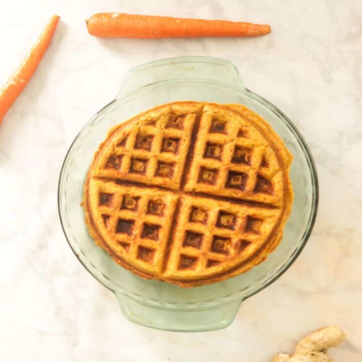 carrot cake waffles how to make healthy homemade waffles