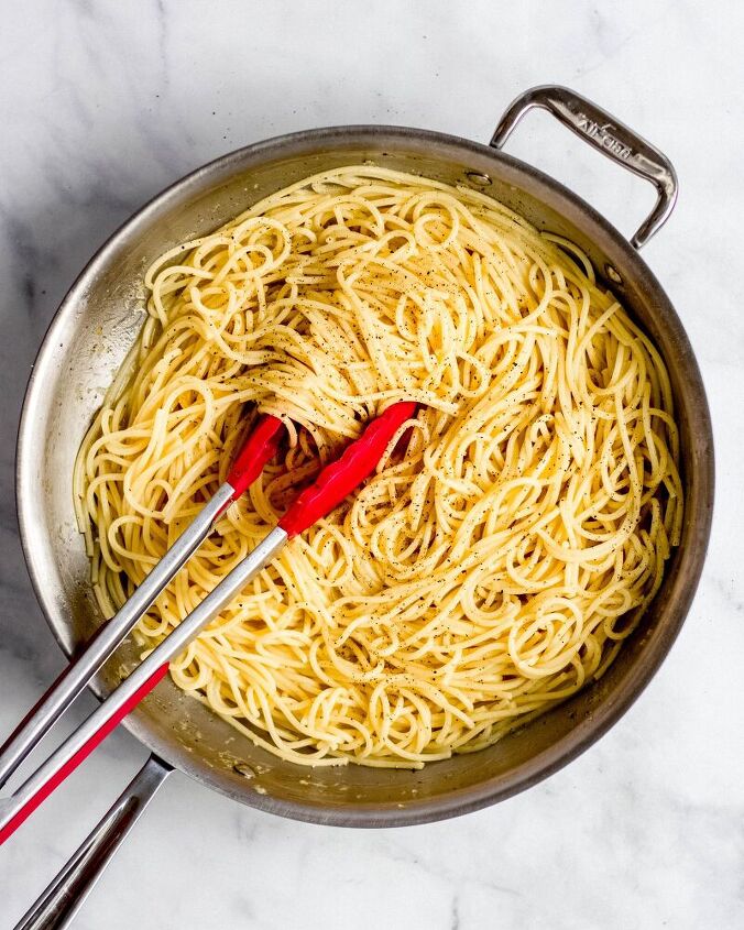 lemony pasta with prosciutto