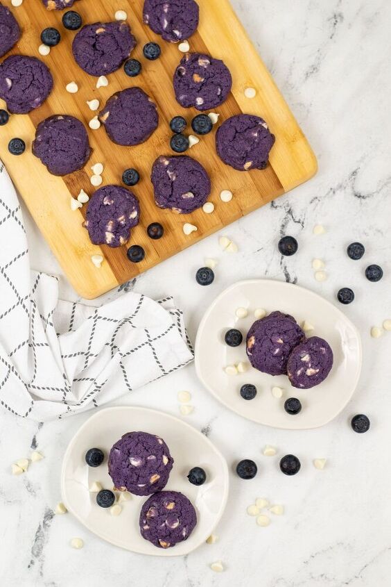 how to make the tik tok viral blueberry cookies recipe