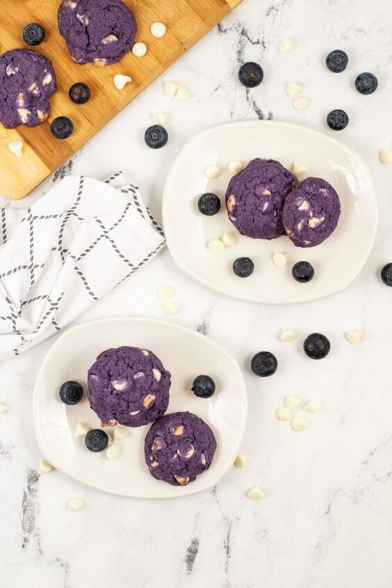 how to make the tik tok viral blueberry cookies recipe