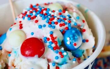 Patriotic “No Churn” Ice Cream