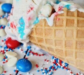 patriotic no churn ice cream