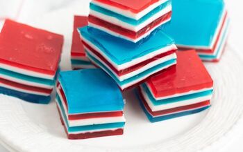 Red White and Blue Jello Ribbon Salad