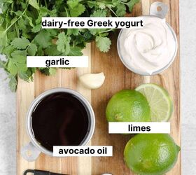 creamy cilantro lime dressing dairy free