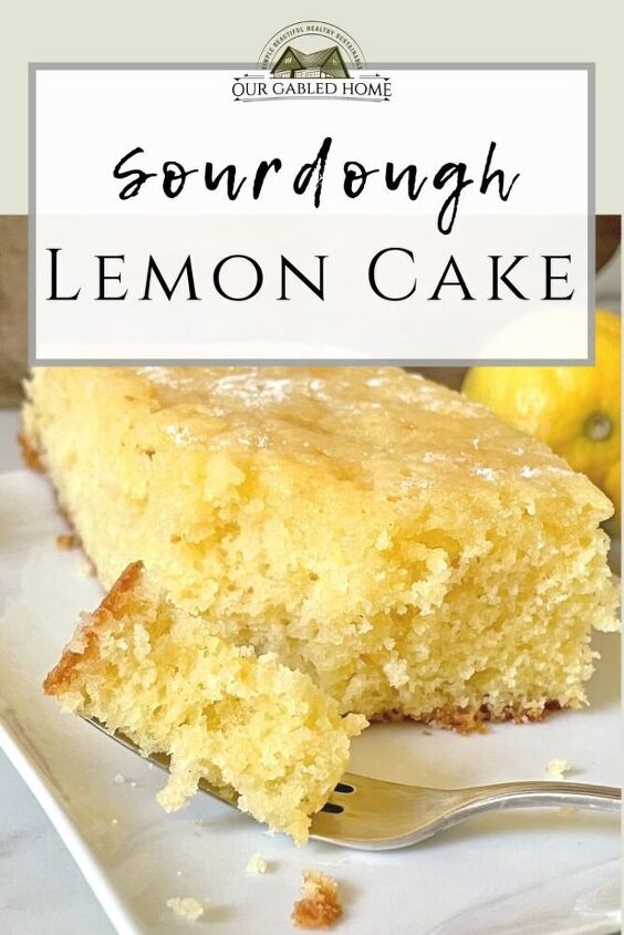 sourdough lemon cake 