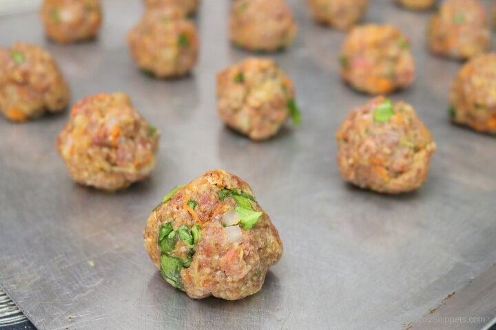 the best oven baked meatballs with hidden vegetables