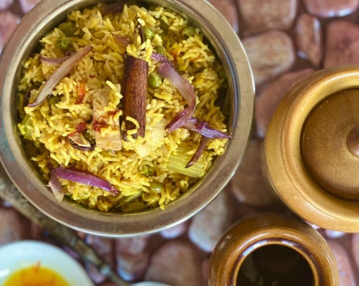 kathal raw jackfruit biryani