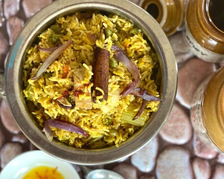 kathal raw jackfruit biryani