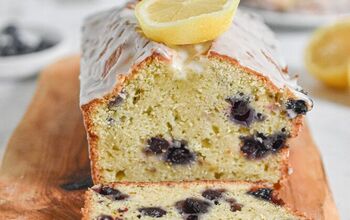 Lemon and Blueberry Zucchini Bread With Lemon Icing