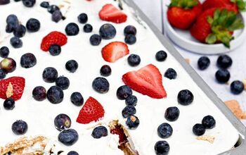 Red White and Blue Icebox Cake