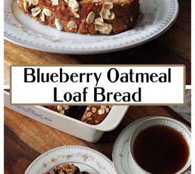 blueberry oatmeal loaf bread recipe