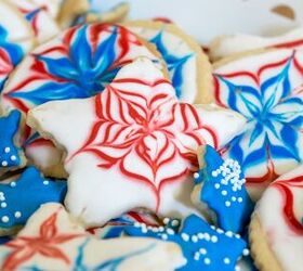 s 12 delicious red white and blue desserts for your july 4th bbq party, 4th of July Cookies Recipe Nourish and Nest