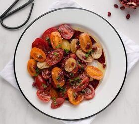 Juicy Tomato Pomegranate Salad – Simple yet Refreshing!