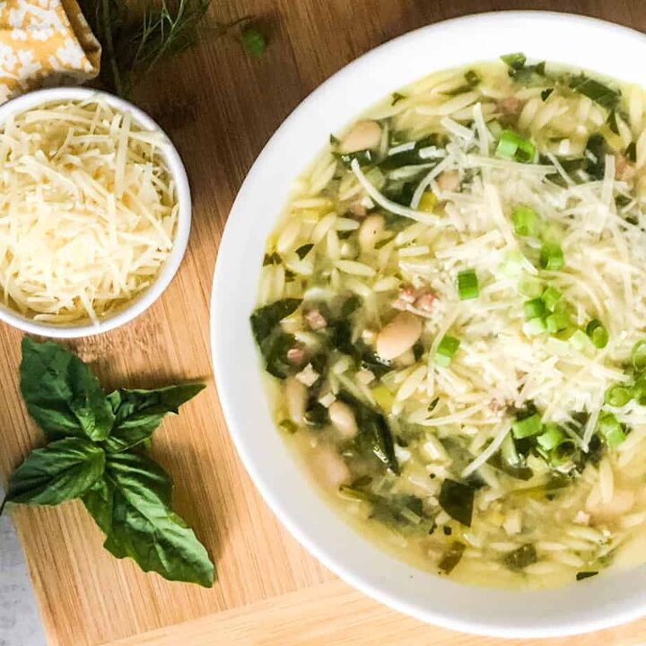 orzo soup with pancetta