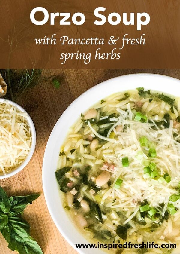 orzo soup with pancetta