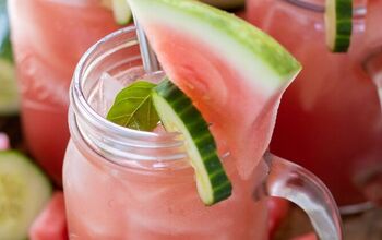 Watermelon Cucumber Basil Lemonade