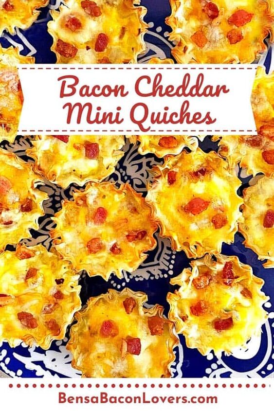 bacon cheddar mini quiches