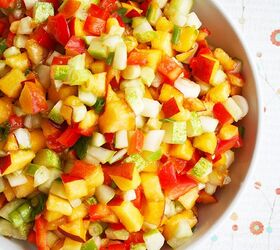 The most colorful salsa of the season is a bit fruity, a bit sweet, & a bit spicy