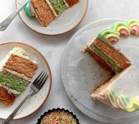 Rainbow Funfetti Vanilla Layer Cake