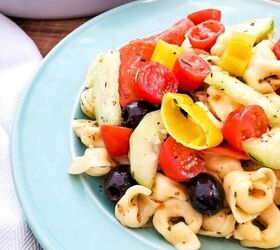 Combining plain pasta salad with these salty, Italian flavors is pure paradiso