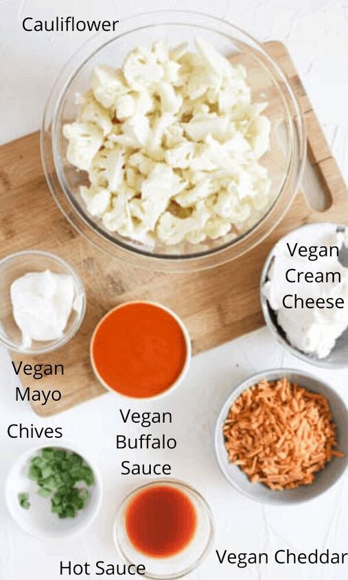 creamy vegan buffalo dip, Ingredients