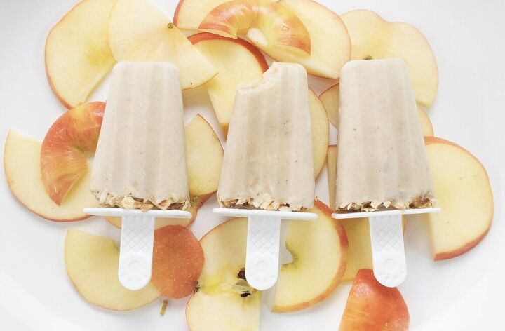 healthy homemade popsicles, Apple Pie Popsicles