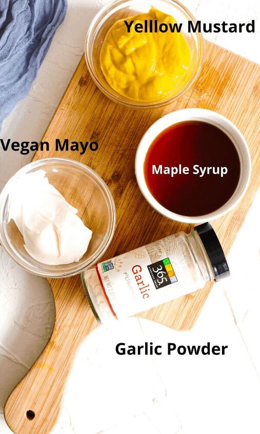 easy creamy honey mustard vegan