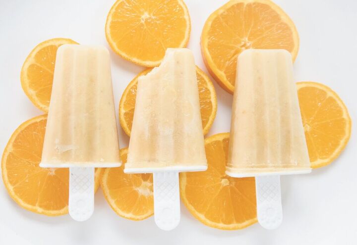 healthy homemade popsicles, Orange Creamsicles