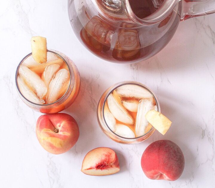 skinny peach iced tea