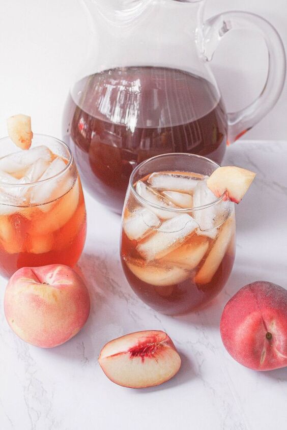skinny peach iced tea