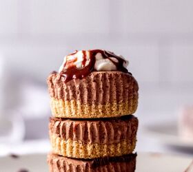 Mini Chocolate Nutella Swirl Ice Cream Cakes