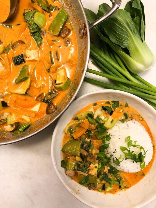 vegetarian panang curry