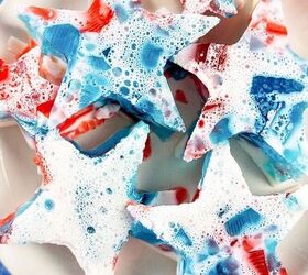 Red, White & Blue Stained Glass Jello Stars