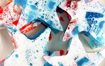 Red, White & Blue Stained Glass Jello Stars