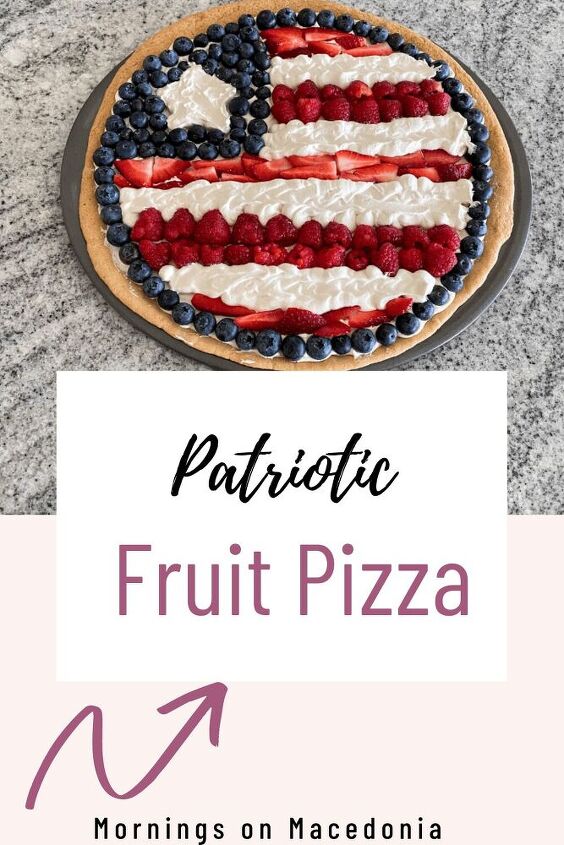 patriotic fruit pizza, Pin for later