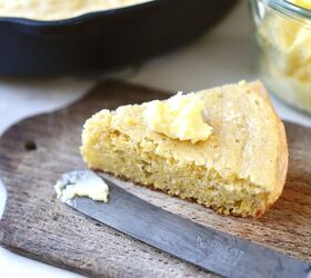 Easy Old-Fashioned Skillet Cornbread - With Sourdough