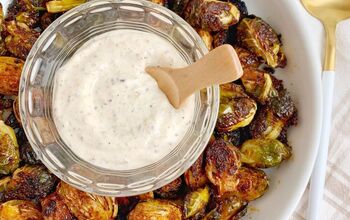 BBQ Roasted Brussels Sprouts With Mustard Aioli