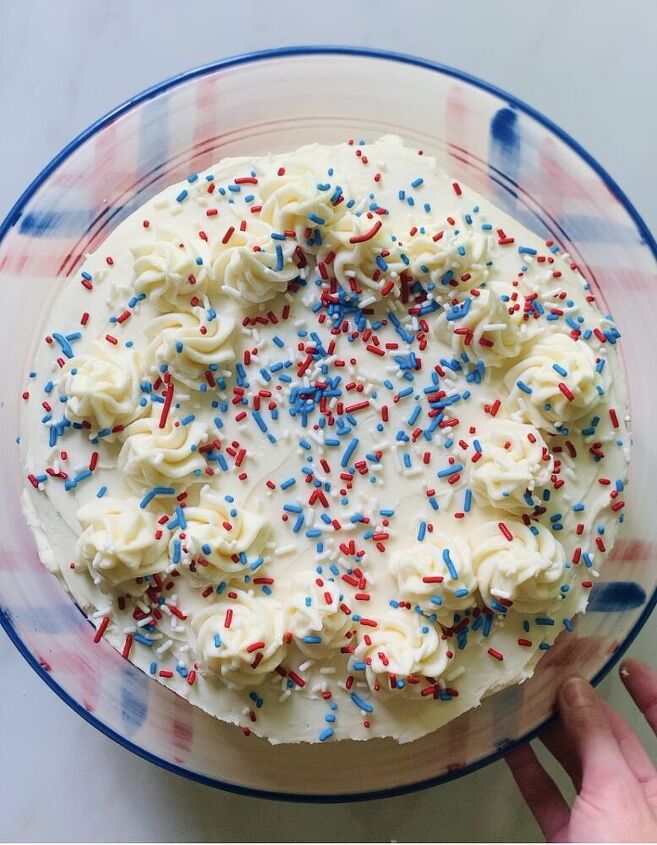 american flag cake